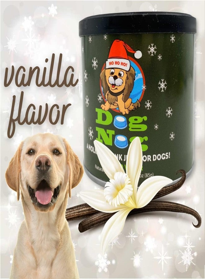 Needzo Dog Christmas Eggnog Drink Mix, Vanilla Flavored Powdered Treat, Stocking Stuffers for Dogs, 3 Ounces (Pack of 2) - Image 2